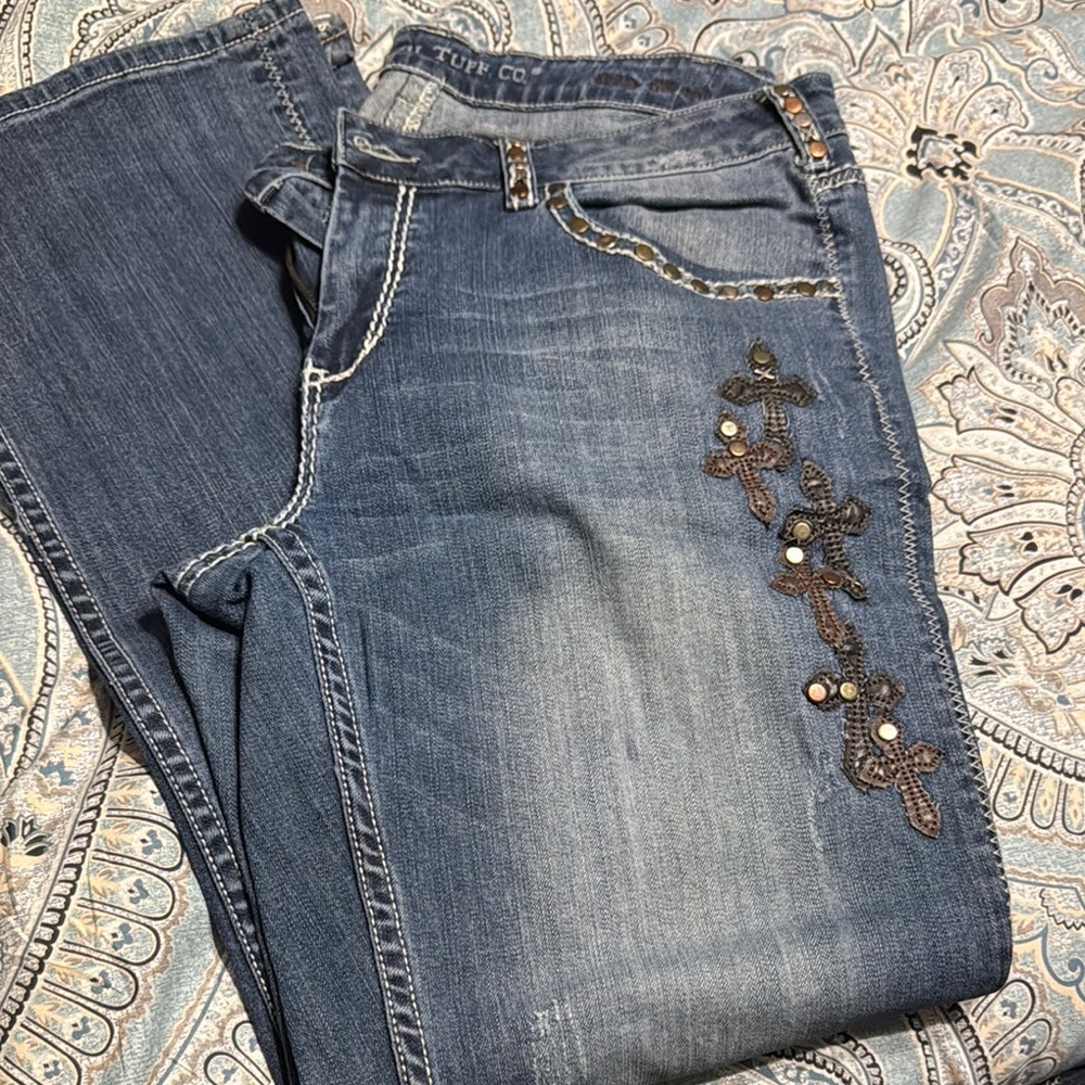Cowgirl Tuff Blue Jeans - Truly Blessed